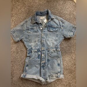 NWT Free People Marci shortalls